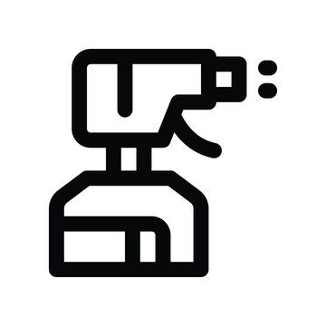 recommend clip art: spray icon. vector line icon for your website, mobile, presentation, and logo design.