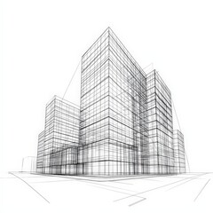 A tall building with a lot of windows and a glass facade