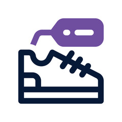 Obraz premium shoe icon. vector dual tone icon for your website, mobile, presentation, and logo design.