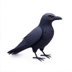 Fototapeta premium Witches Theme Icon Raven