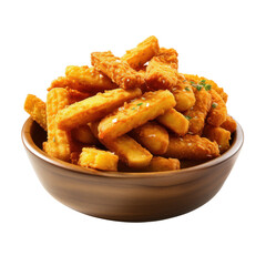  Rooster Nuggets isolated on transparent background