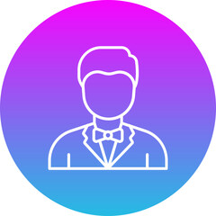 Obraz premium Groom Icon