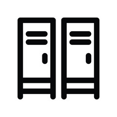 locker icon. vector line icon for your website, mobile, presentation, and logo design.