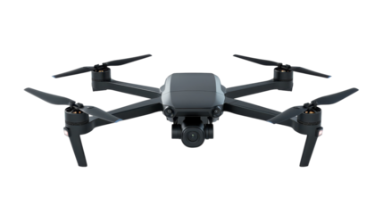 A cutting-edge drone hovers gracefully, equipped with advanced technology, ready for soaring adventures while documenting breathtaking landscapes above vibrant scenery