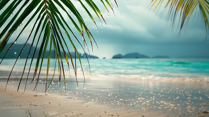 Fototapeta premium Serene Coastal Views: Day, Night, and Sunset Reflections with Ocean Waves and Seashells