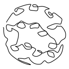 Winter Food Christmas Graphic Design Decoration  Line Art Vector