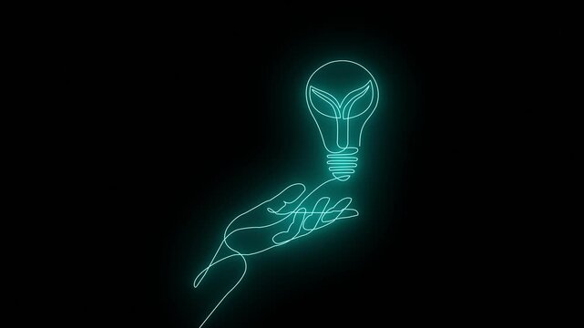  Design element carnival disguise mask Halloween neon electric bulb icon animation energy idea electric neon bulb icon open hand palm neon sign new year birthday black background. - Powered by Adobe