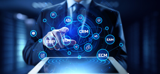 Business Applications Integration Illustrated with ERP, CRM, SCM, EAM, and ECM Systems as Business...