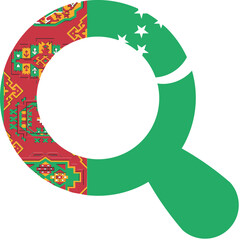 Search Icon Of Turkmenistan Flag