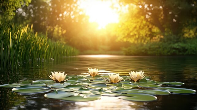 natural transpiration stomata environment reflecting their role in ecosystem health selective focus natural functions realistic Overlay wetland habitat backdrop