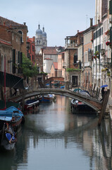 architecture ov Venice: palaces and canals