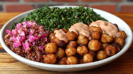 Roasted Chickpea Quinoa Bowl 