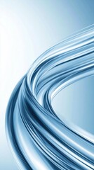 Dynamic blue abstract swirl with a futuristic feel, AI