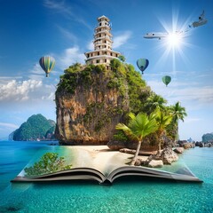 Obraz premium World Famous Place Travel Background Images