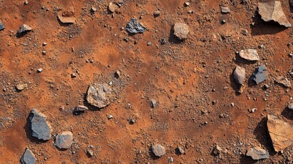 Tropical road texture: With red dirt and vegetation

