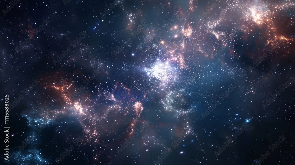 Poster a vast and boundless expanse each star representing a different piece of the puzzle creating a compl