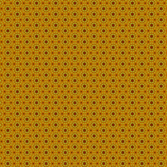 Geometric seamless pattern of small yellow orange brown polka dots Simple rustical style