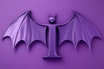 A bat with a large letter I on its back