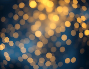 abstract background with golden bokeh