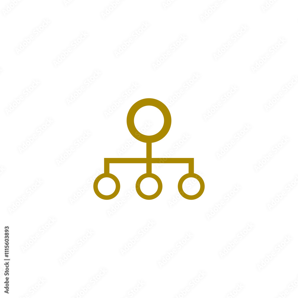 Poster flow chart icon isolated on transparent background
