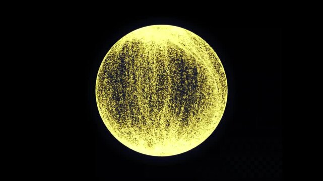 motion of golden dust in sphere