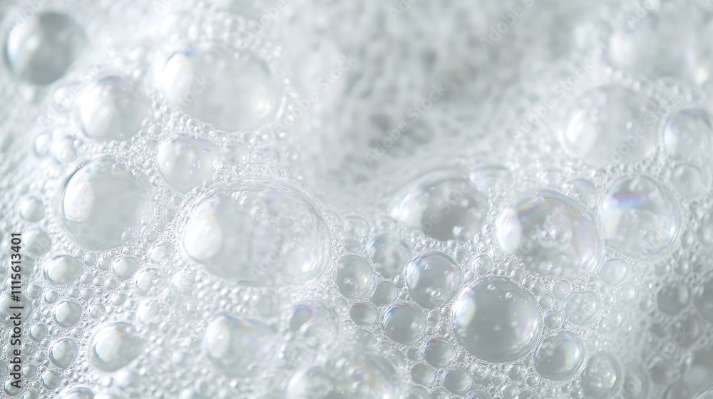 Poster many bubbles circles macro background. close up background.