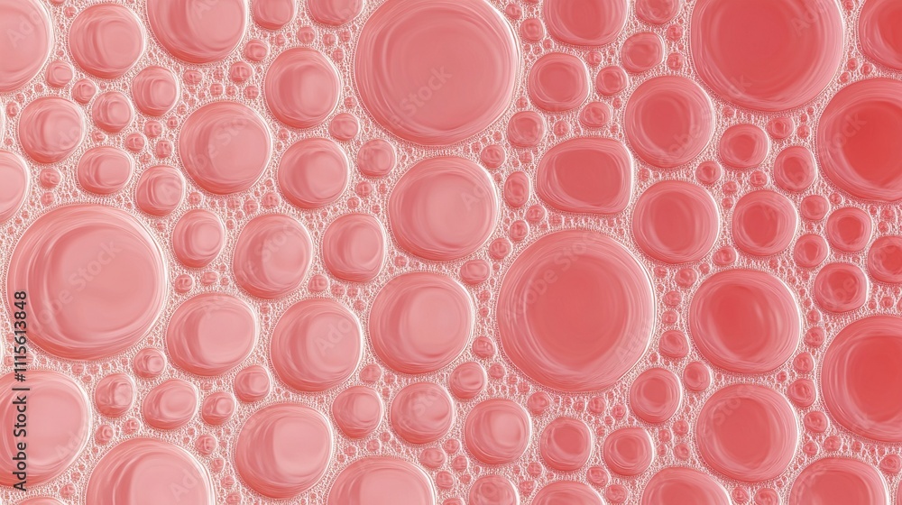 Poster many bubbles circles macro background. close up background.