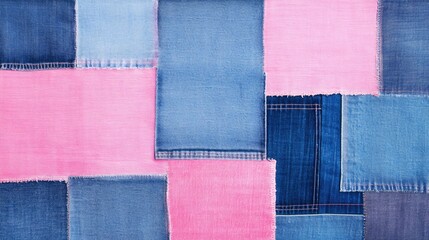Fototapeta premium Patchwork fabric detail