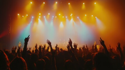 The Energetic Concert Audience