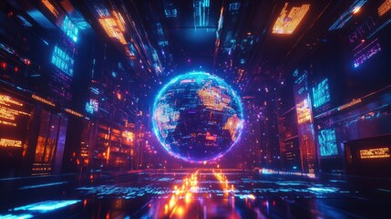 The Digital Globe in Space