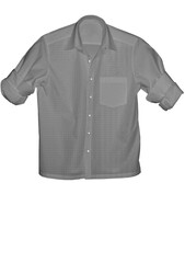 Naklejka premium Summer boy causal shirt new design.