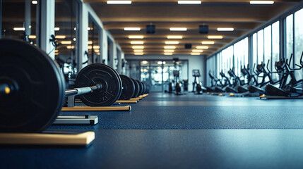 Rowing machine zone with high-resistance rowers for endurance training.