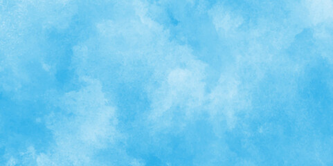 Obraz premium Abstract blue watercolor for background,This watercolor design with watercolor texture on white background,hand painted blue watercolor texture, Beautiful bright blue paper texture,blue watercolor pai