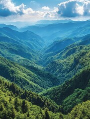 Obraz premium Mountain View From High