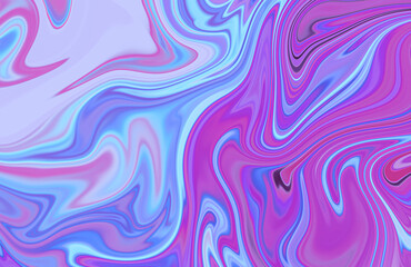 Abstract background of purple magenta color from twirling waves. Background for design. Marble ink colorful. Can be used for background or wallpaper. Good for design or logo background or backdrop.