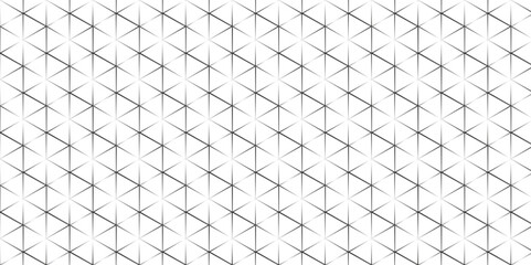 Seamless pattern with hexagon square cube geometric shapes grid metal element texture design. vector tiles gradient science web tech connection triangle diamond honeycomb hexagon art.