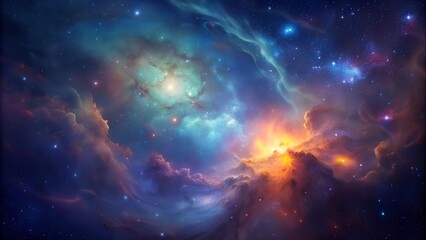Fototapeta premium nebula-and-galaxies