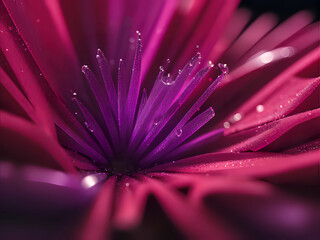 Obraz premium abstrakte Blüte als Makro