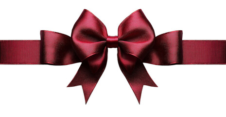 red bow isolated on white background	