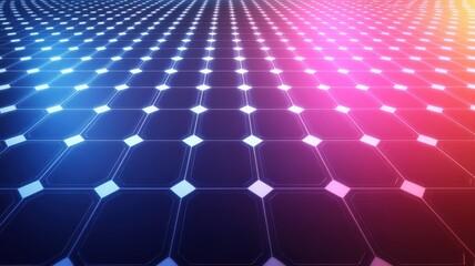 Naklejka premium Close-up view of photovoltaic cell layers renewable energy technology abstract environment scientific concept