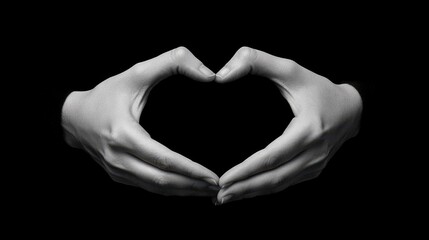 Obraz premium The Hands Forming Heart Shape