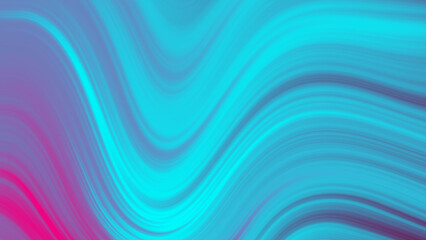 Abstract Teal and Pink Swirling Wave Background