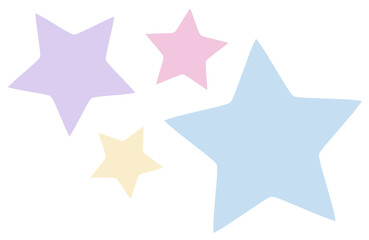 Obraz premium Colorful Star Illustration Graphic