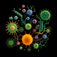 Representation of microorganisms