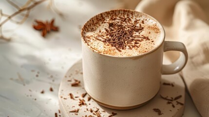 Morning Brew. A cozy coffee moment concept