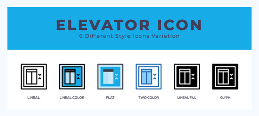 Elevator icon vector for web. and mobile app