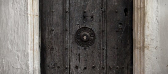 old church door wooden