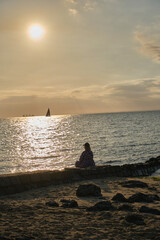 オーストラリアのメルボルンの海沿い