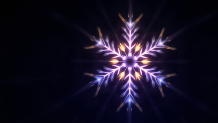 Fototapeta premium Captivating Snowflake Designs Explore Unique Patterns and Their Symbolism in Nature