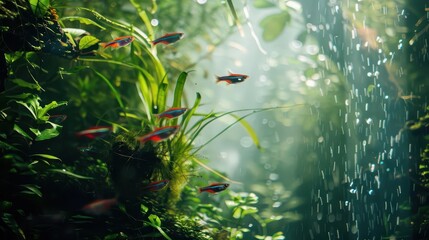 Serenity in the Wild. Tranquility and Harmony with Nature concept